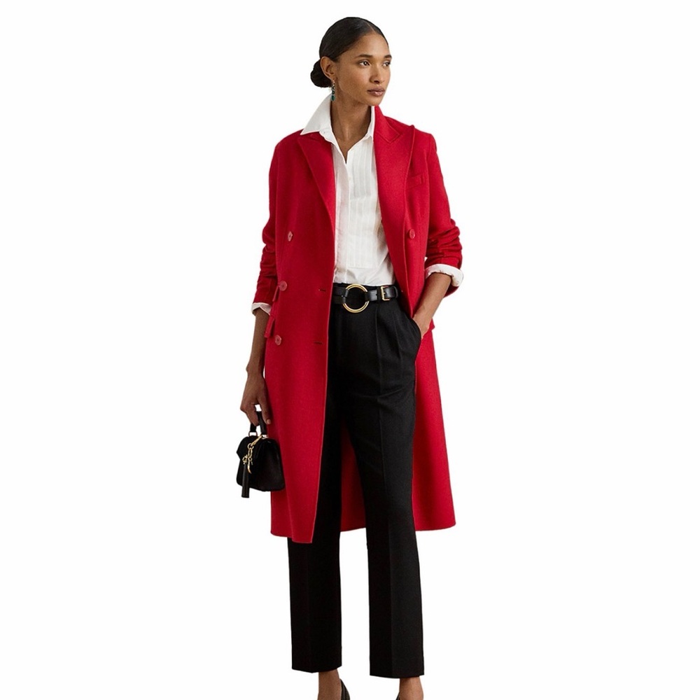 Ralph Lauren Vibrant Red Coat